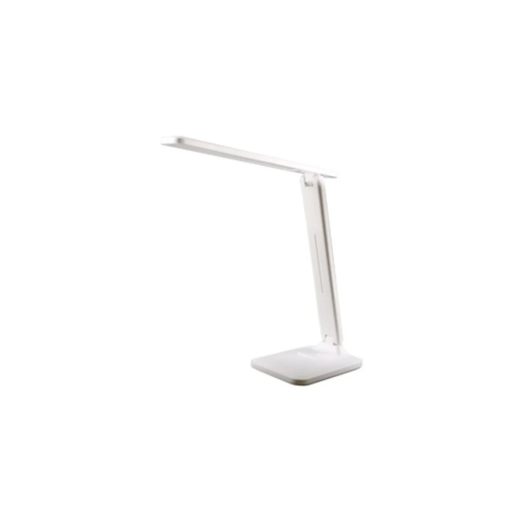 [64000490] UNiLUX Lampe de bureau à LED et batterie HALO, pied, blanc