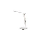 UNiLUX Lampe de bureau à LED et batterie HALO, pied, blanc