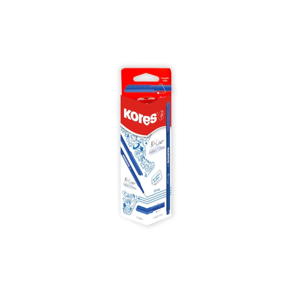 Kores Fineliner , K-Liner, , Strichstrke: 0,4 Mm
