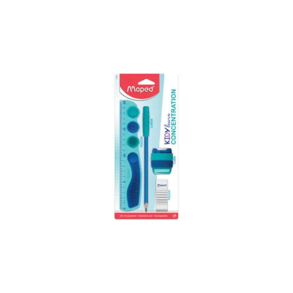 Maped Kit KIDY learn CONCENTRATION, 4 pièces, carte blister