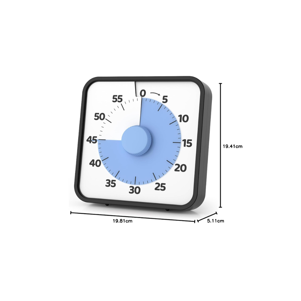 Grand minuteur visuel pour tableau magnétique 19cm