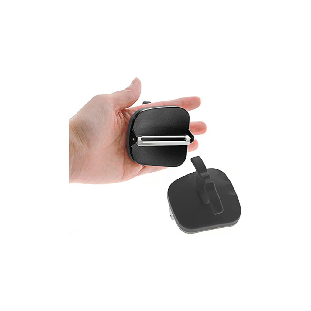 Eplucheur à légumes ergonomique - Noir - 7 cm
