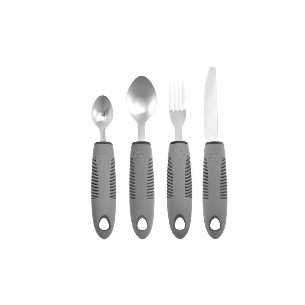 Couverts ergonomiques adaptés à la dyspraxie – 4 pièces
