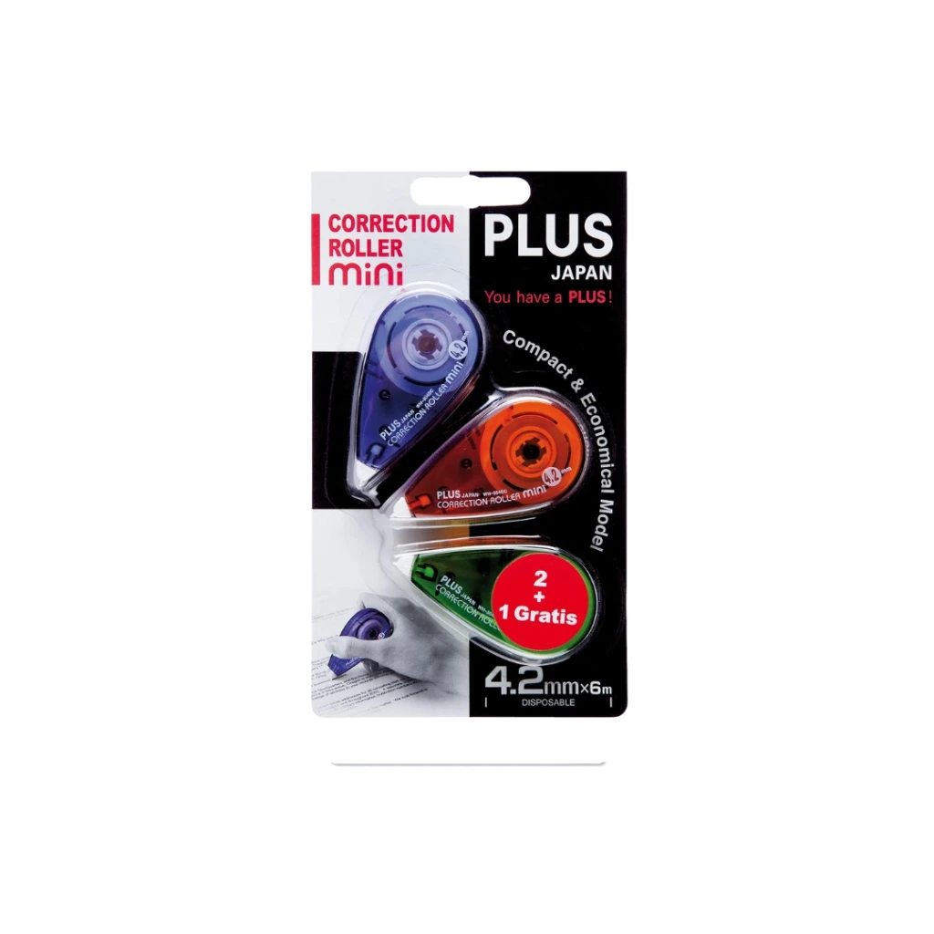 PLUS JAPAN Roller correcteur "MINI", 4,2 mm x 6 m