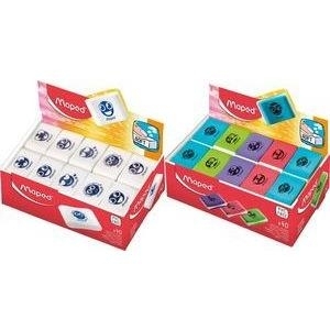 Maped Gomme en plastique Essentials Soft, blanc, présentoir 40